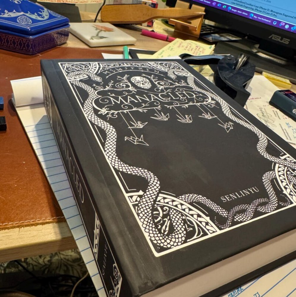 Back of Manacled book